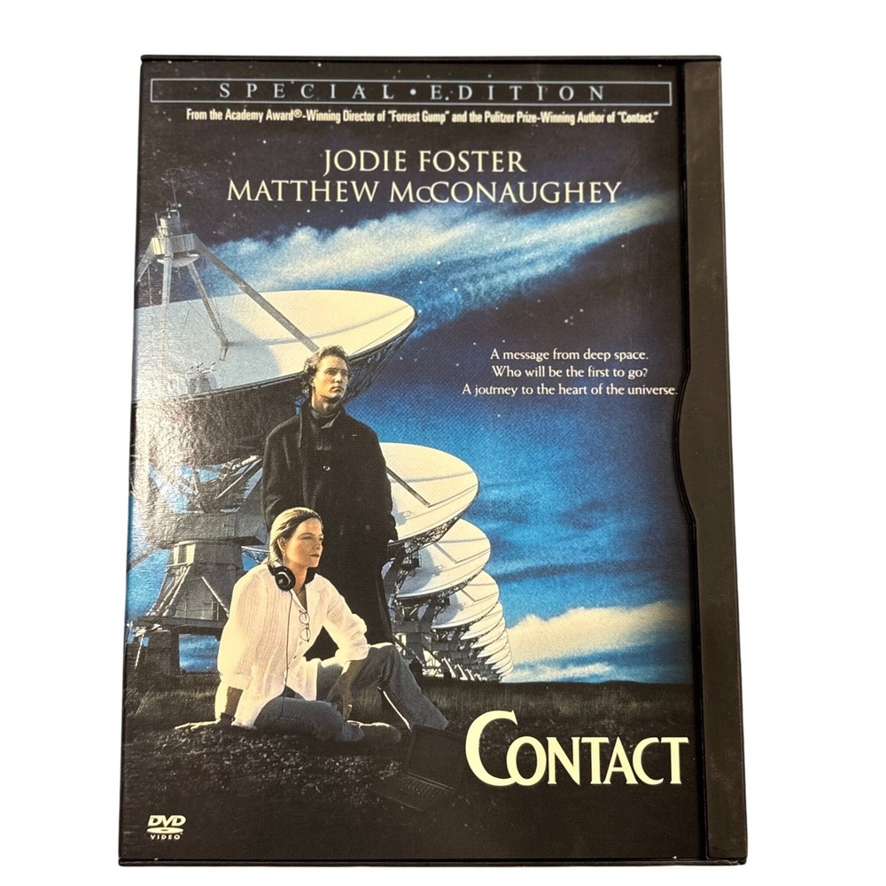 Contact Special Edition DVD 1997 Jodie Foster Matthew McConaughey Sci-Fi PG